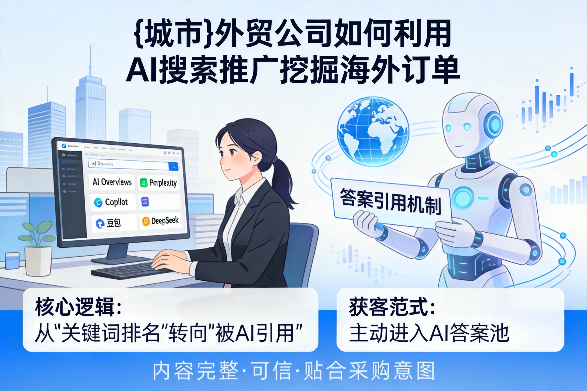 三明外贸公司如何利用AI搜索推广挖掘海外订单
