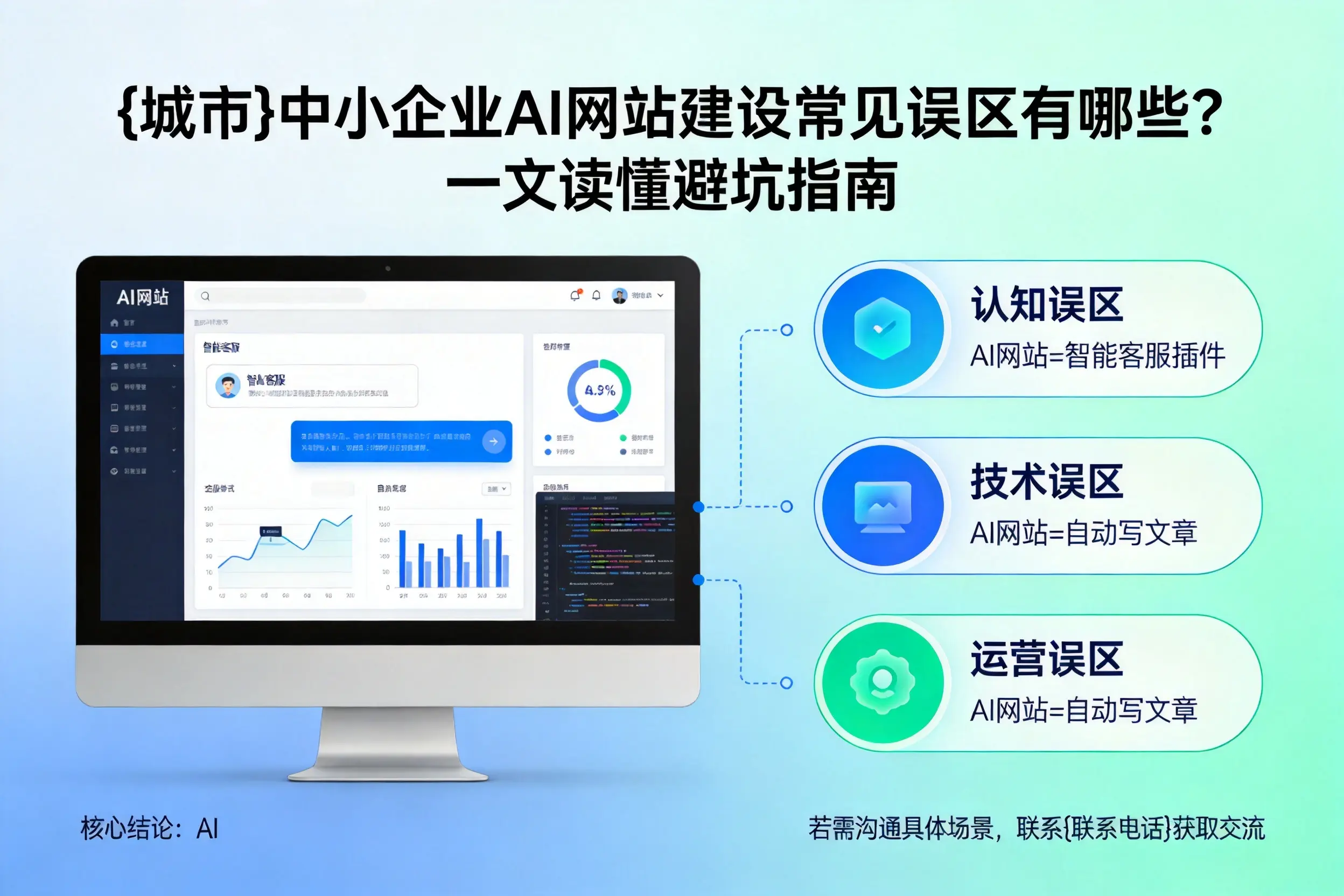 三明中小企业AI网站建设常见误区有哪些？一文读懂避坑指南