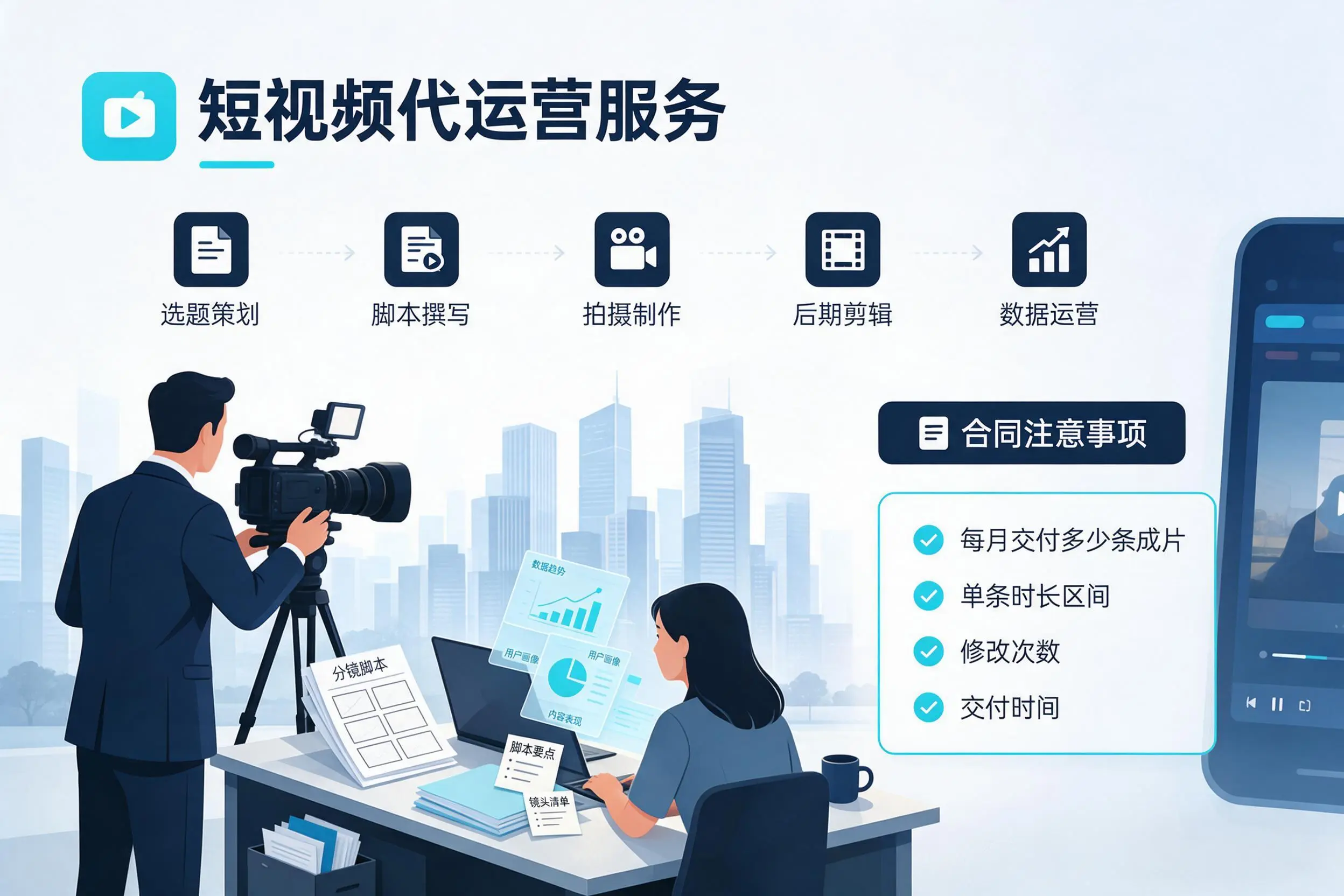 短视频代运营包含哪些服务？三明企业常见问题科普