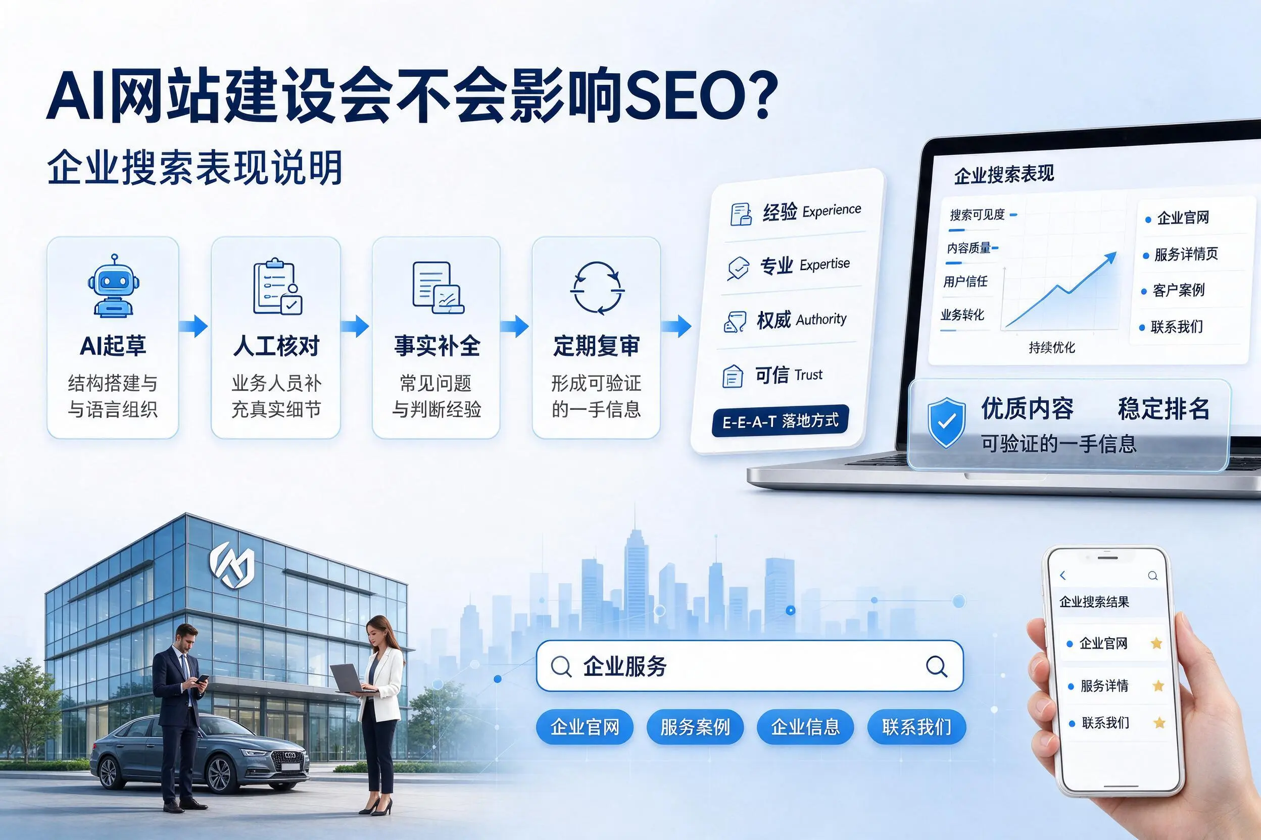 AI网站建设会不会影响SEO?三明企业搜索表现说明
