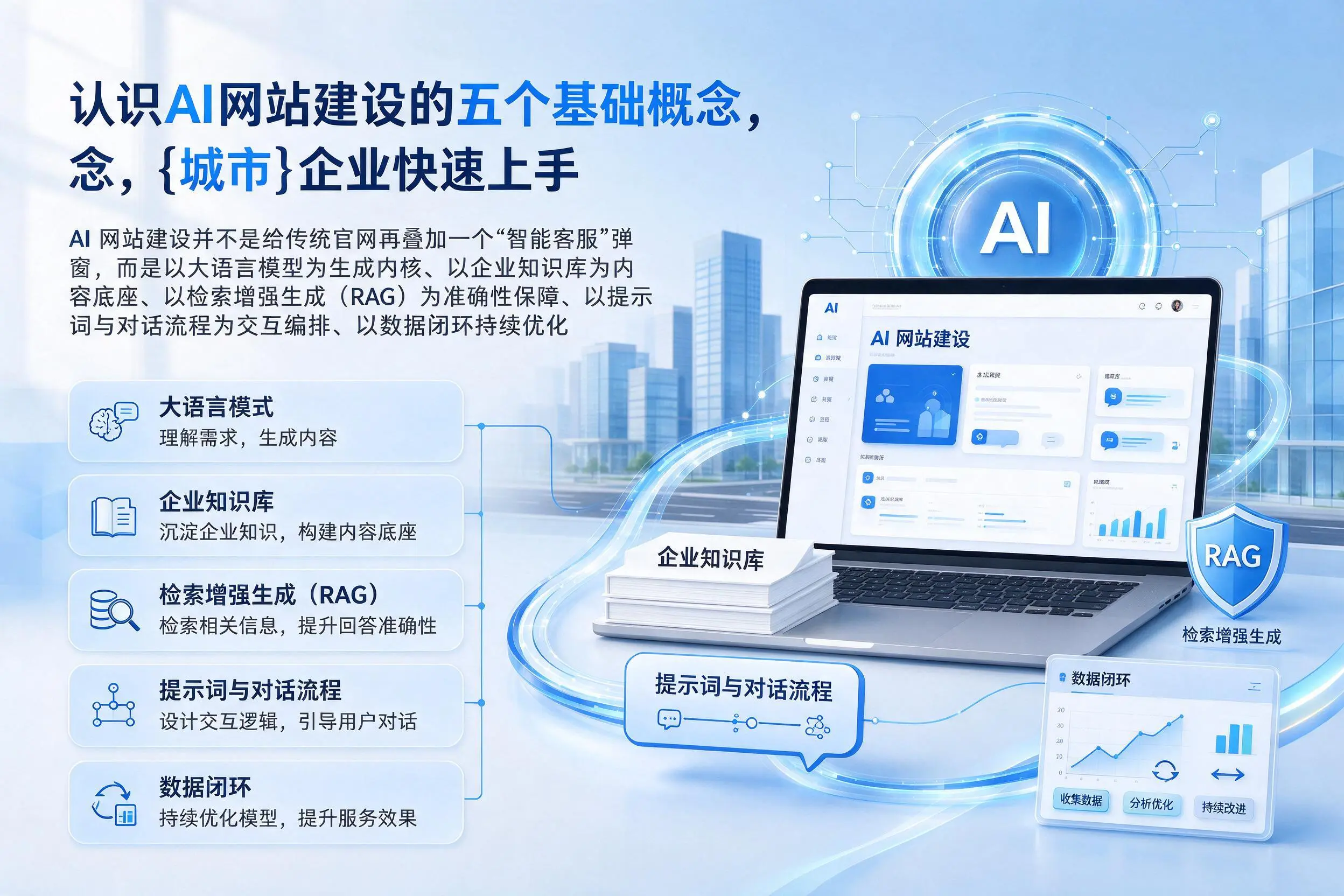 认识AI网站建设的五个基础概念,三明企业快速上手